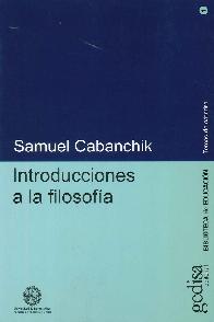 Introducciones a la filosofa