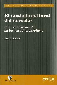 El anlisis cultural del derecho