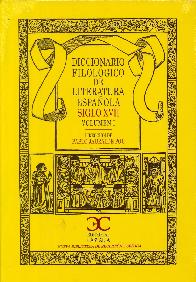 Diccionario Filolgico de Literatura Espaola Siglo XVII 2 Tomos