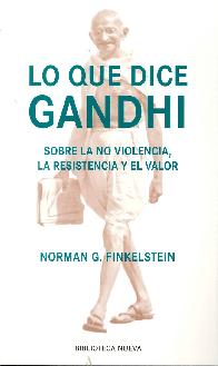 Lo que dice Gandhi