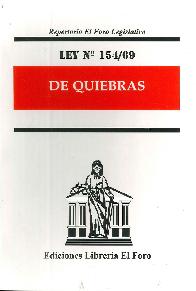 Ley 154/69 de Quiebras