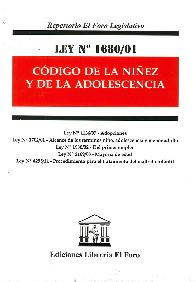 Cdigo de la Niez y de la Adolescencia Ley 1680/01