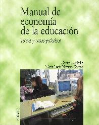 Manual de Econom�a de la Educaci�n