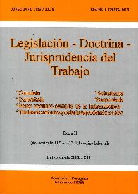 Legislaci�n Doctrina Jurisprudencia del Trabajo - 2 Tomos