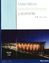 Matemticas para administracin y economa