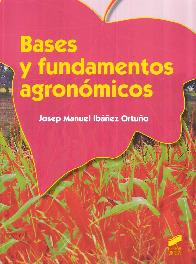 Bases y fundamentos agron�micos