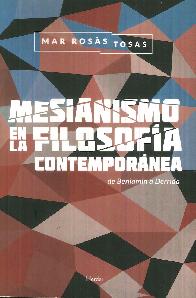 Mesianismo en la filosof�a contempor�nea