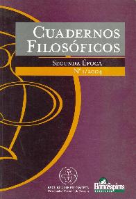 Cuadernos filosoficos segunda epoca N�1/2004