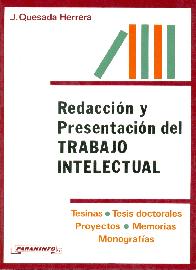 Redaccion y Presentacion del Trabajo Intelectual