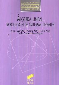 �lgebra Lineal: resoluci�n de sistemas lineales