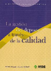 La gestion del deporte a traves de la calidad