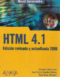 HTML 4.1 Manual Imprescindible Edicion 2006