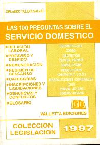 Cien preguntas sobre el servicio domestico, Las