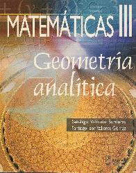 Matem�ticas III Geometr�a anal�tica