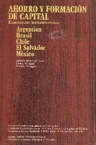 Ahorro y formacion de capital