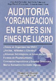 Auditor�a y organizaci�n en entes sin fines de lucro.