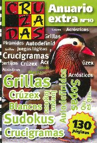 Anuario 10 CRUZADAS Acrosticos, Crucigramas, Sudokus, Juegos Logicos, Grillas