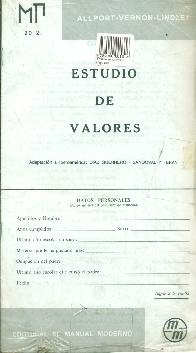 Estudios de Valores - Repuesto