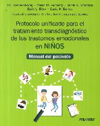 Protocolo unificado para el tratamiento transdiagnstico de los transtornos emocionales en nios