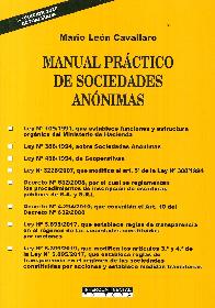 Manual pr�ctico de sociedades an�nimas