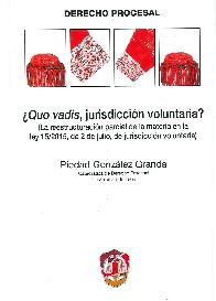 Quo vadis, jurisdicci�n voluntaria?