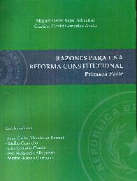 Razones para una reforma constitucional