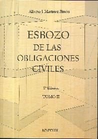 Esbozo de las obligaciones civiles 2 tomos