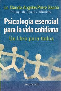 Psicologa esencial para la vida cotidiana