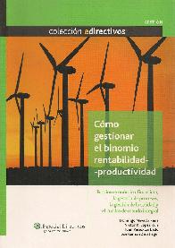 Cmo gestionar el binomio rentabilidad-productividad