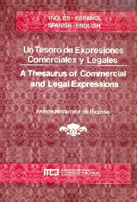 Un tesoro de expresiones comerciales y legales ingles espaol