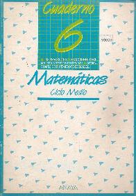 Cuaderno de matematicas 6 : ciclo medio