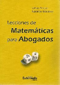 Lecciones de Matem�ticas para Abogados