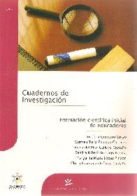 Formacin cientfica inical de educadores