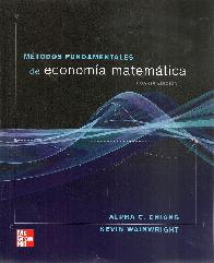 Mtodos fundamentales de economa matemtica