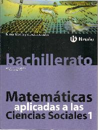 Matem�ticas aplicadas a las Ciencias Sociales 1