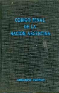 Codigo penal de la Naci�n  Argentina