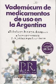 Vademecum de medicamentos de uso en la Argentina