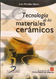 Tecnolog�a de los materiales cer�micos