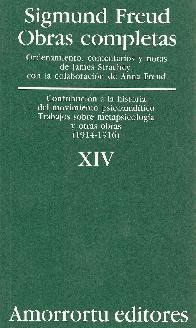 Sigmund Freud Obras completas Vol XIV Traducci�n Jos� Echeverr�a