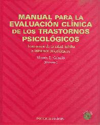 Manual para la evaluacin clnica de los trastornos psicolgicos