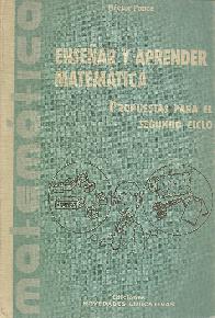 Ense�ar y aprender matematica