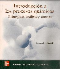 Introduccion a los procesos quimicos
