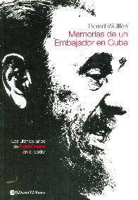 Memorias de un embajador en Cuba