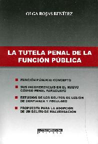La tutela Penal de la Funci�n P�blica