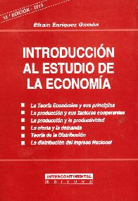 Introducci�n al estudio de la econom�a