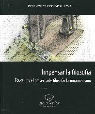 Impensar la filosof�a