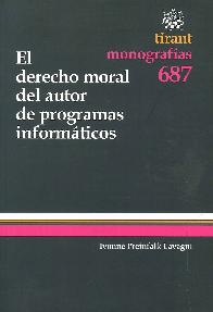 El derecho moral del autor de programas informticos