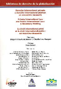 Derecho internacional privado y derecho internacional público:  un encuentro necesario