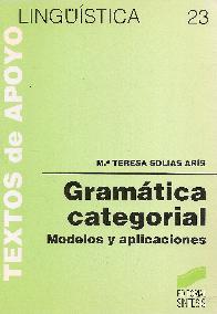 Gramatica categorial, modelos y aplicaciones