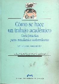 Como se hace un trabajo academico
